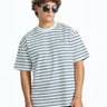 Mono Line Stripe Oversized T-shirt(DELETE) - BonkersCorner
