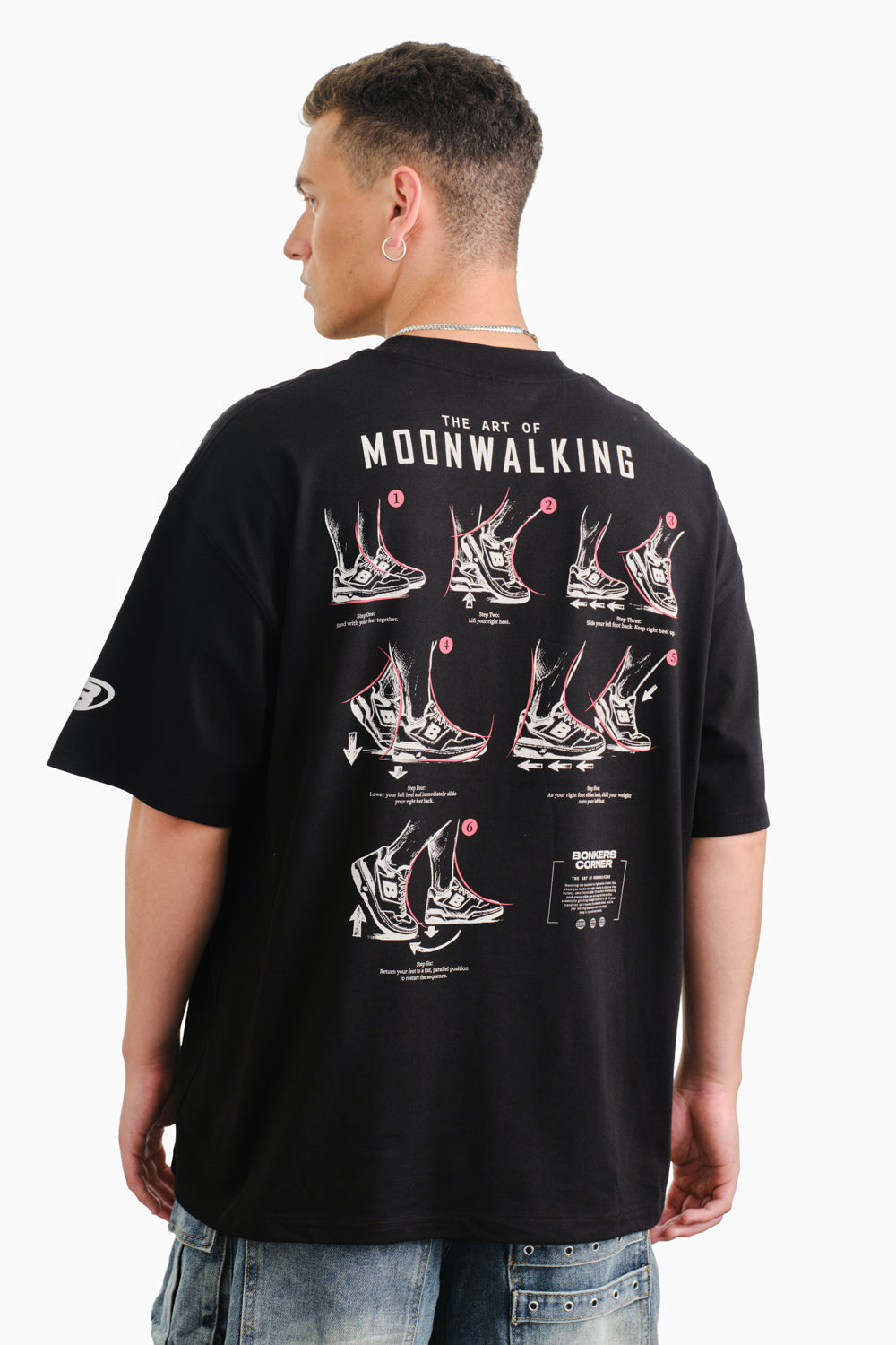 Moonwalk Manual Oversized T-shirt - BonkersCorner