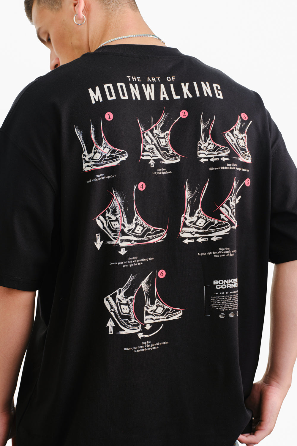 Moonwalk Manual Oversized T-shirt - BonkersCorner