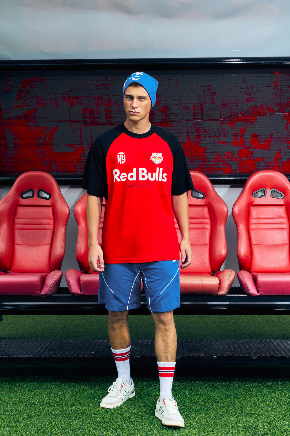 Motion Culture Red Raglan Oversized T-shirt