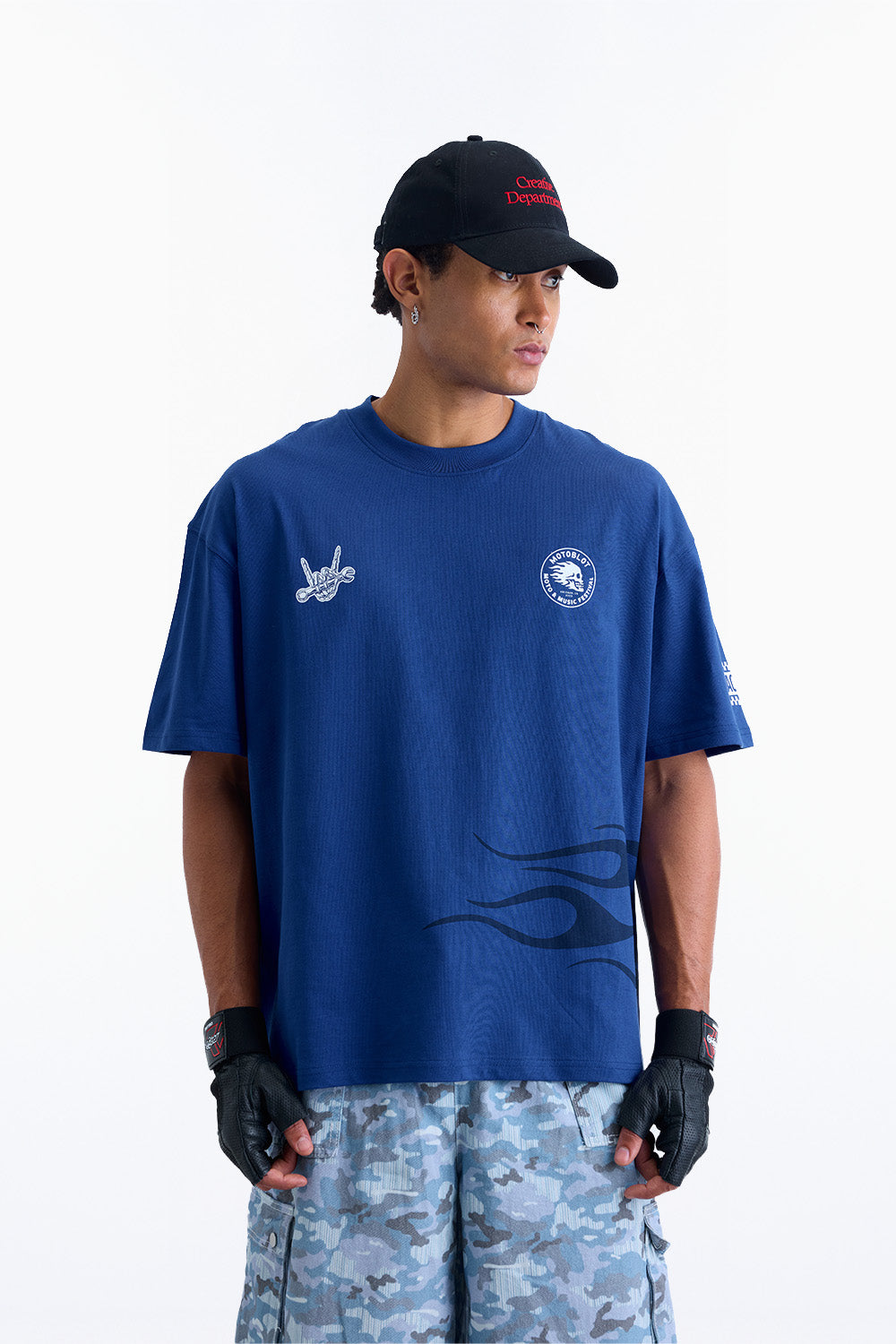 Moto Guys Rule Oversized T-shirt - BonkersCorner