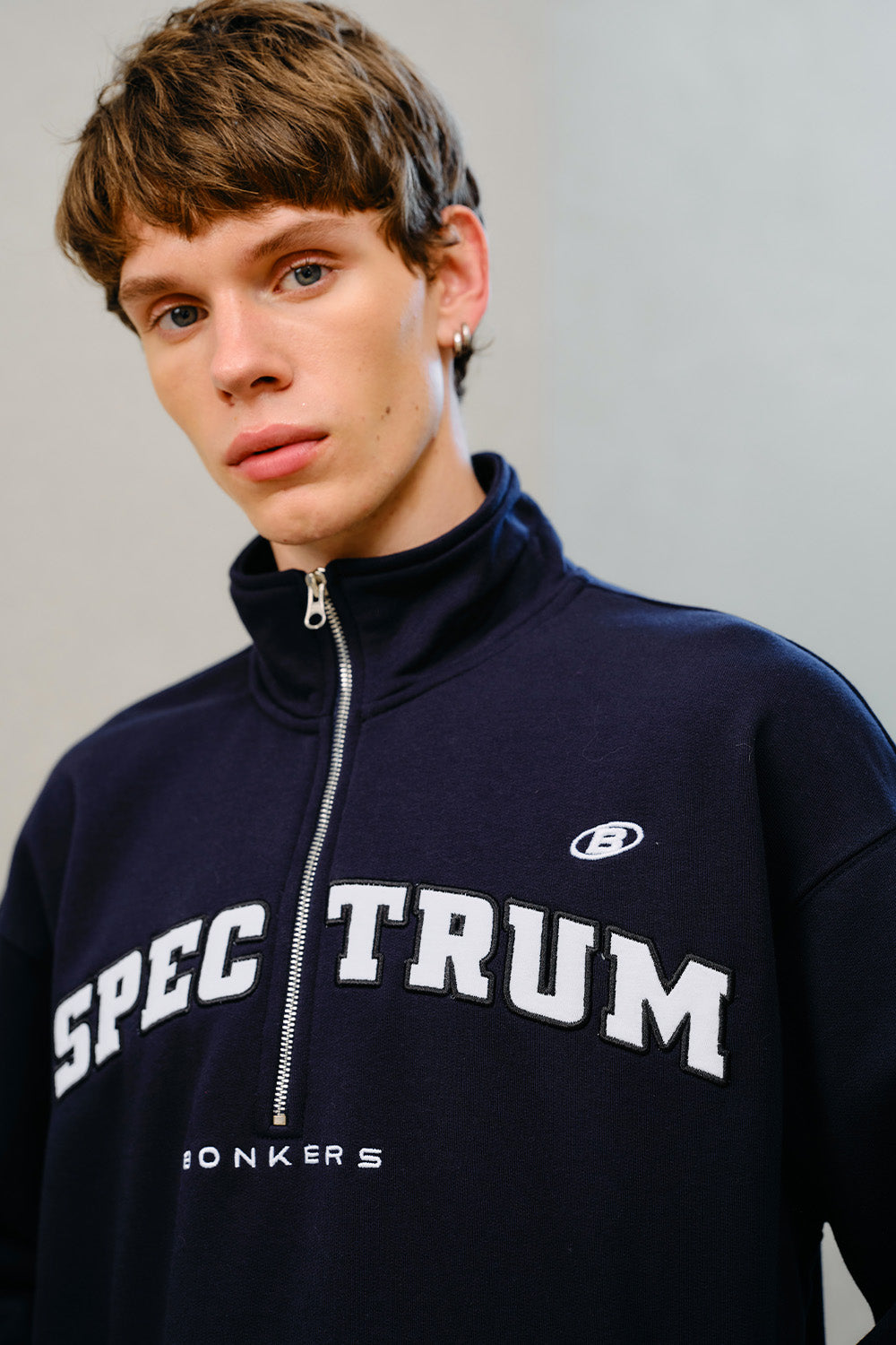 Navy Blue Spectrum Pullover