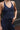 Navy Pinstripe Sculpt Vest - BonkersCorner