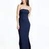 Navy Strapless Maxi Dress - BonkersCorner