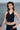 Navy Pinstripe Sculpt Vest - BonkersCorner