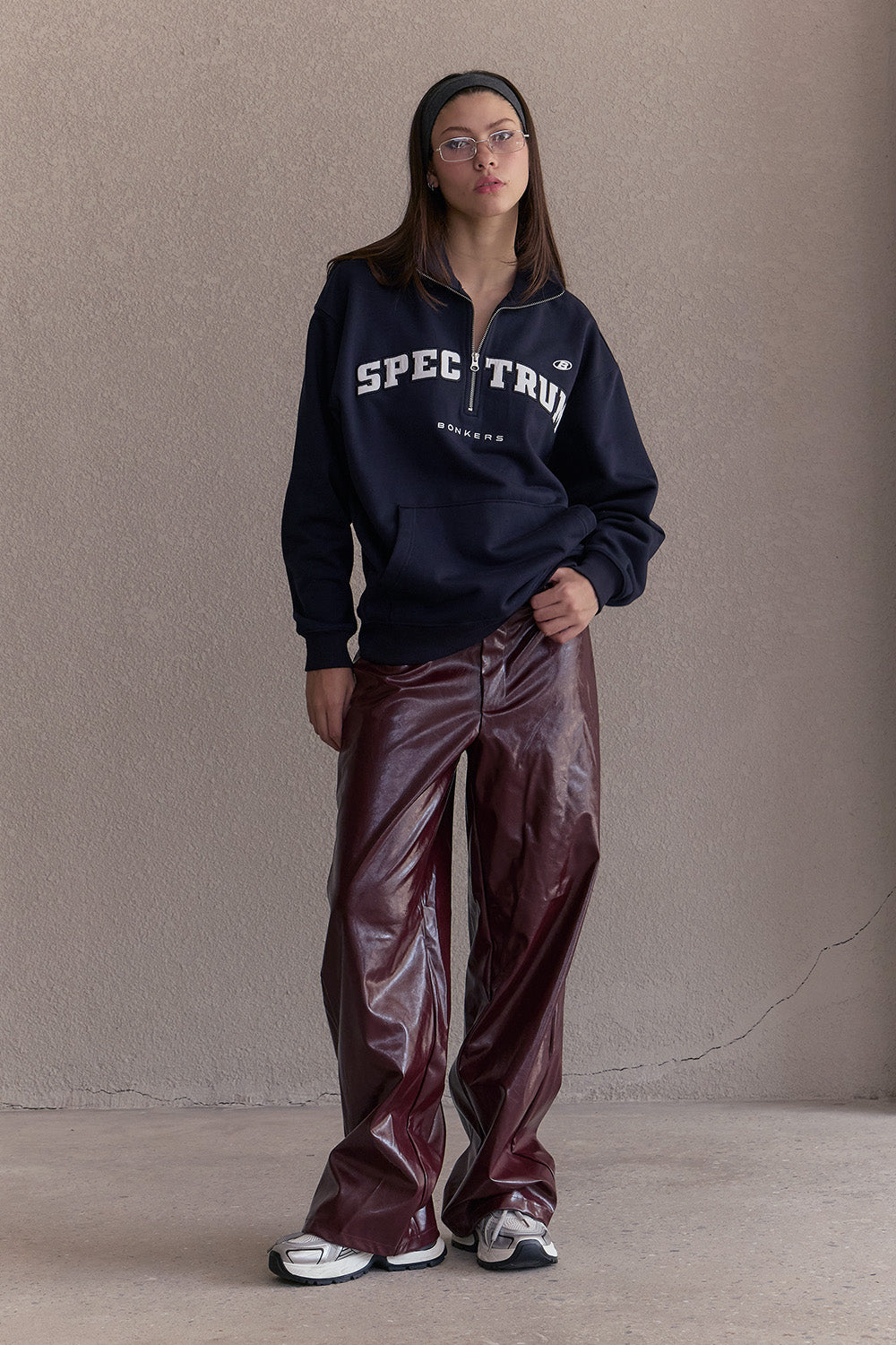 Navy Blue Spectrum Pullover