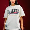 Need for Speed White Oversized T-shirt - BonkersCorner
