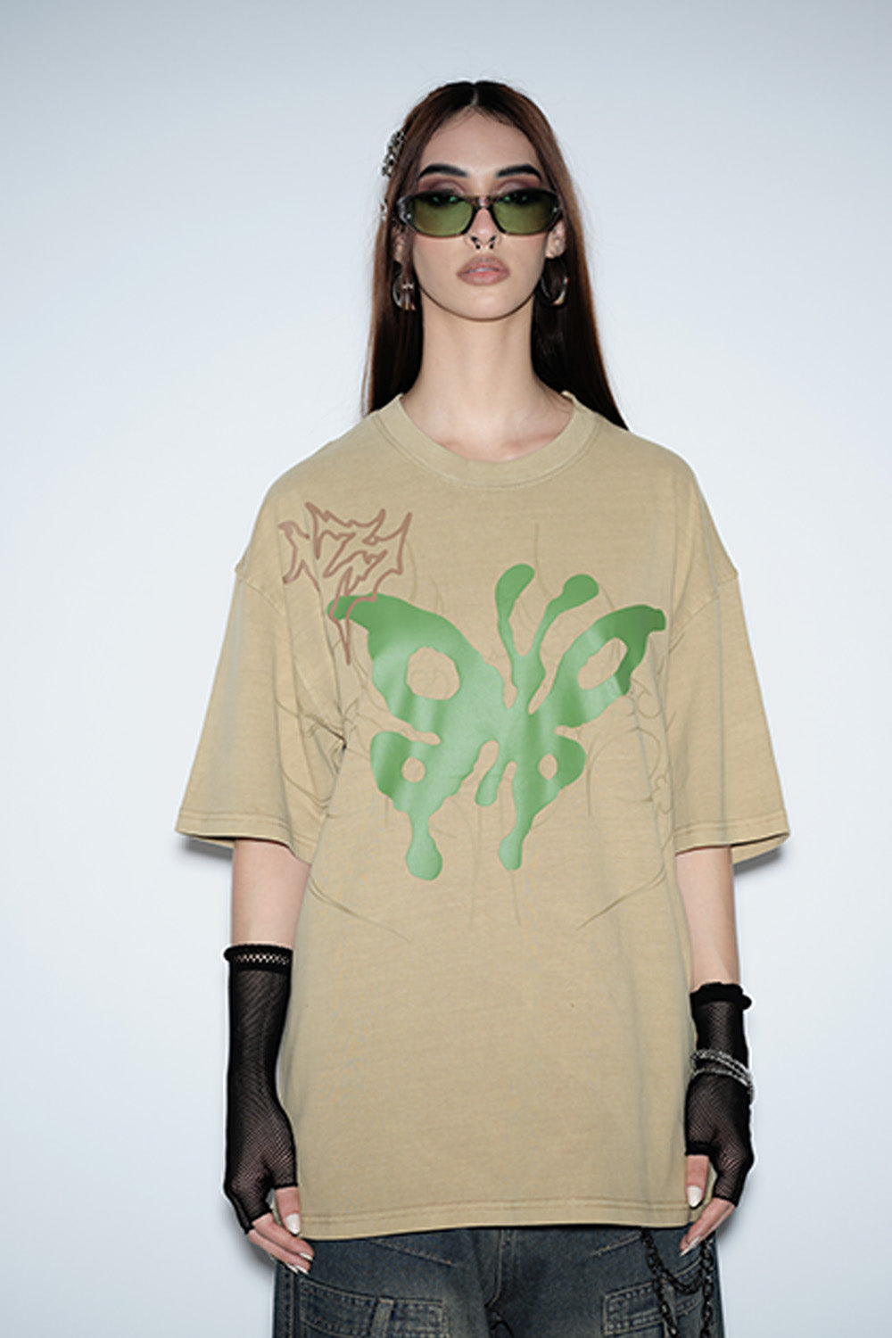 Neuro Bloom Oversized T-shirt - BonkersCorner