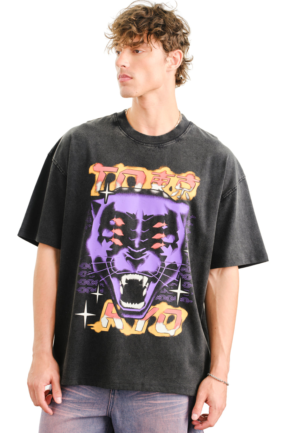 Night Panther Oversized T-shirt