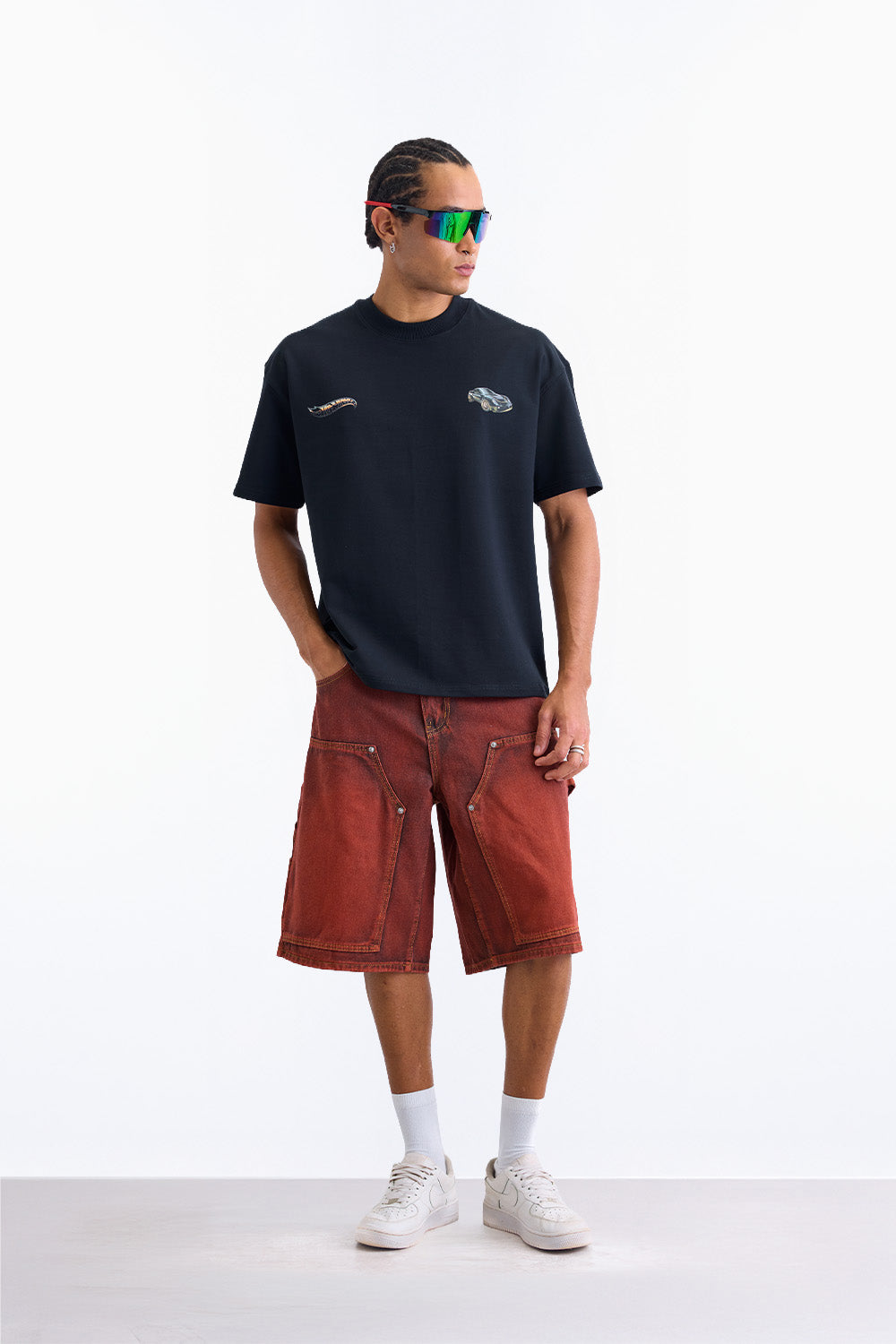 Night Run Oversized T-shirt - BonkersCorner