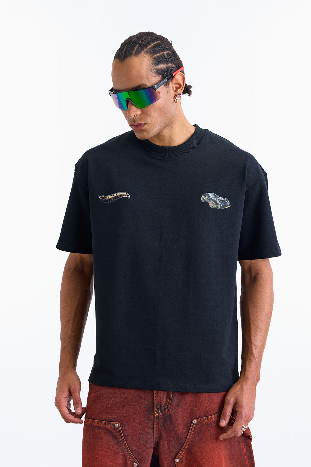 Night Run Oversized T-shirt - BonkersCorner