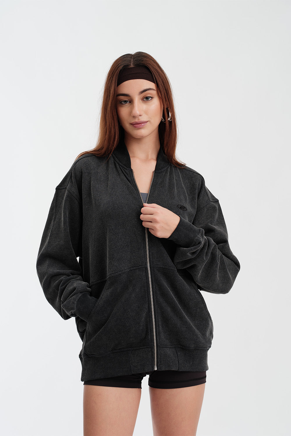 Obsidian Wash Zip Jacket - BonkersCorner