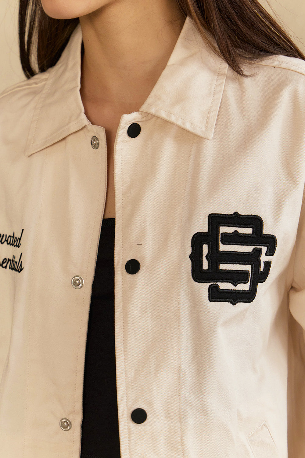 Off White Varsity Shacket - BonkersCorner