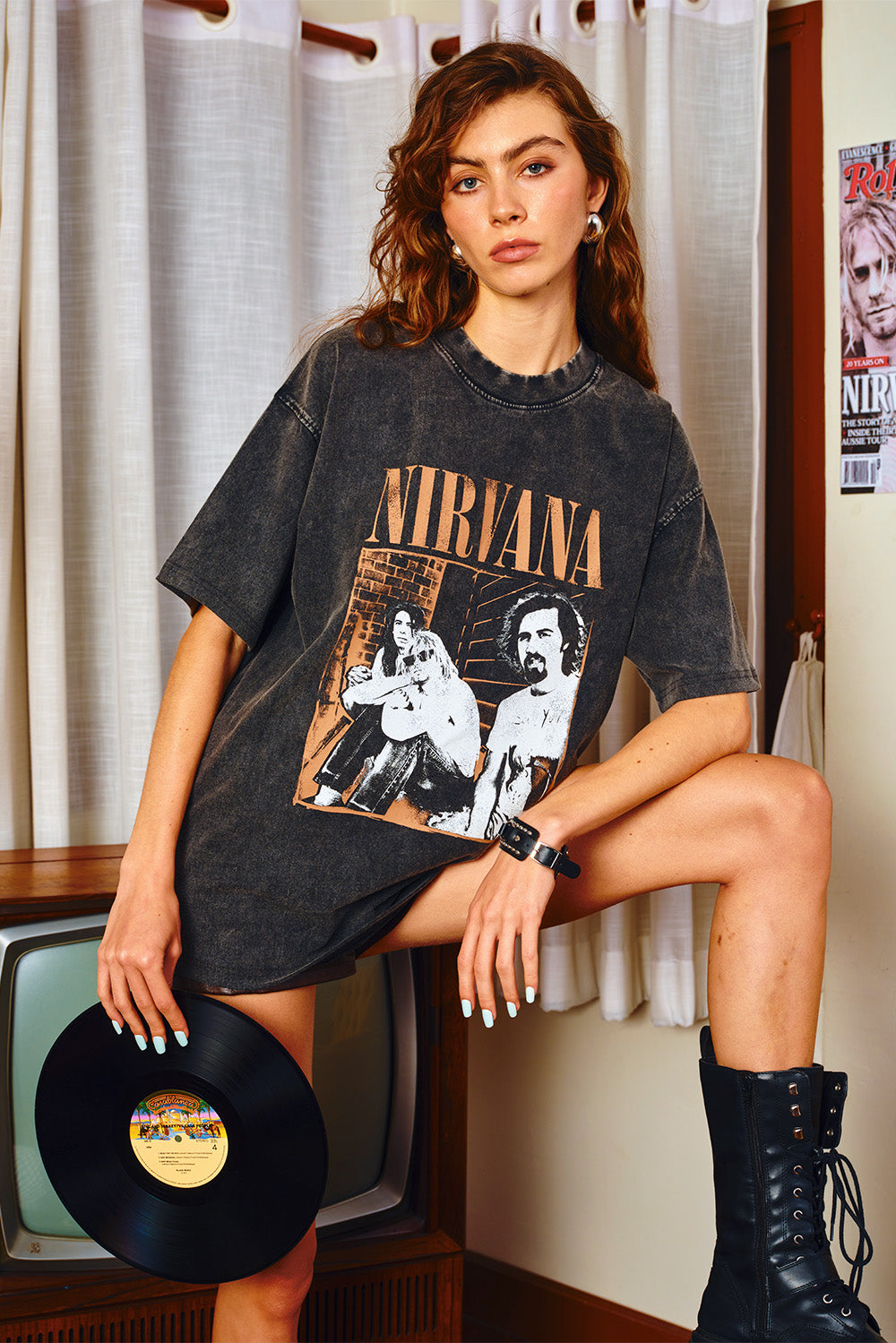 Old Memoria Oversized T-shirt - BonkersCorner