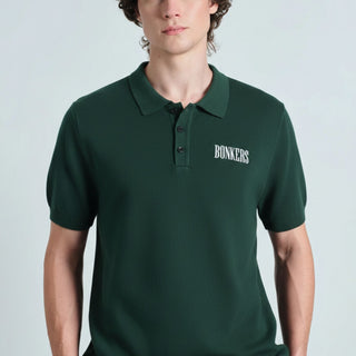 Olive Signature Knit Polo - BonkersCorner