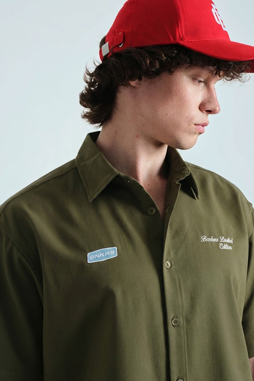 Olive Oversized Utility Shirt