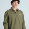 Oversized Classic Olive Full Sleeve Shirt - BonkersCorner