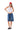 Oxford Blue Washed Jorts - BonkersCorner
