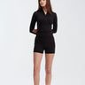 Eclipse Black Defined Cropped Jacket - BonkersCorner