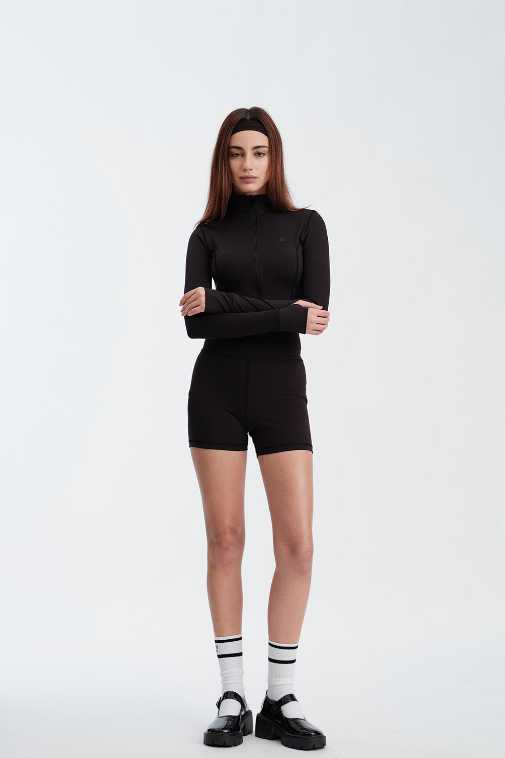 Eclipse Black Defined Cropped Jacket - BonkersCorner