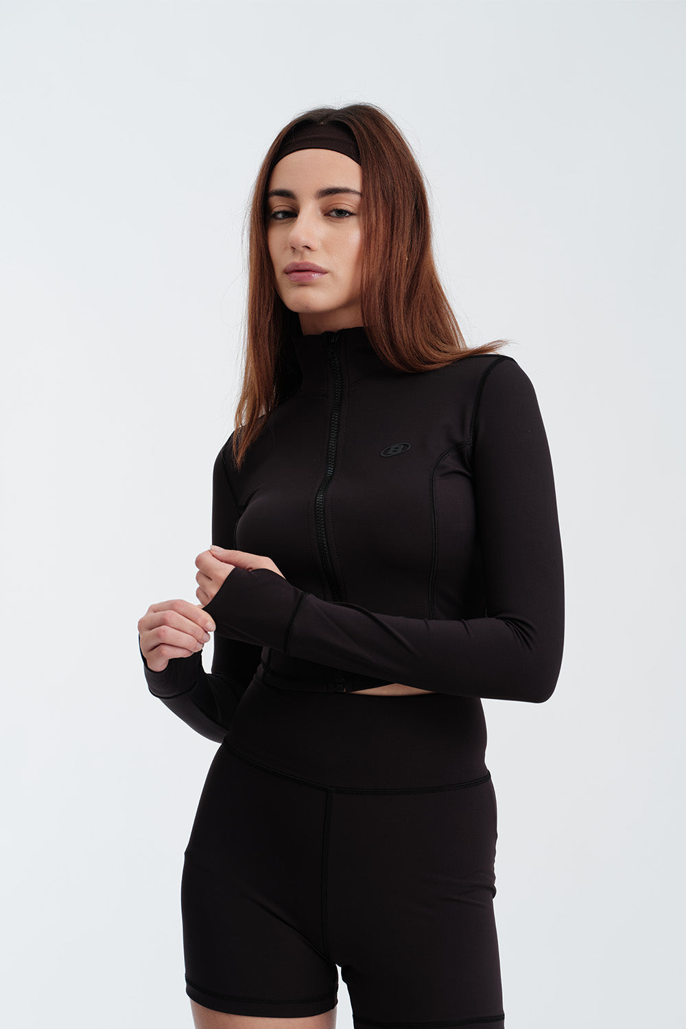 Eclipse Black Defined Cropped Jacket - BonkersCorner