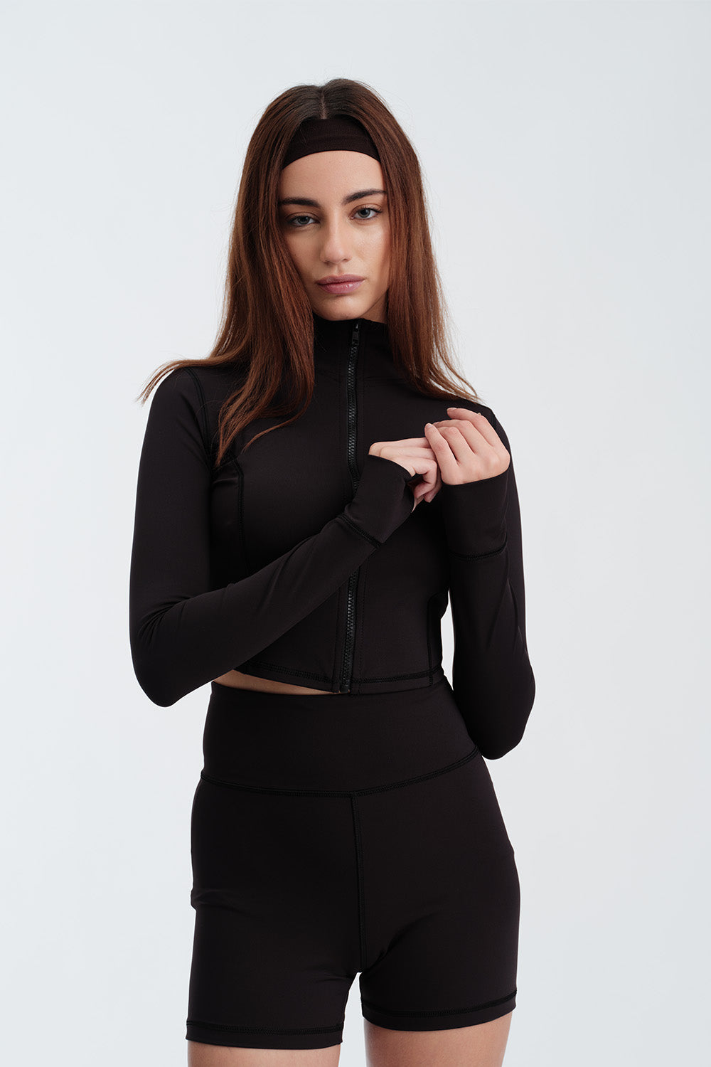 Eclipse Black Defined Cropped Jacket - BonkersCorner