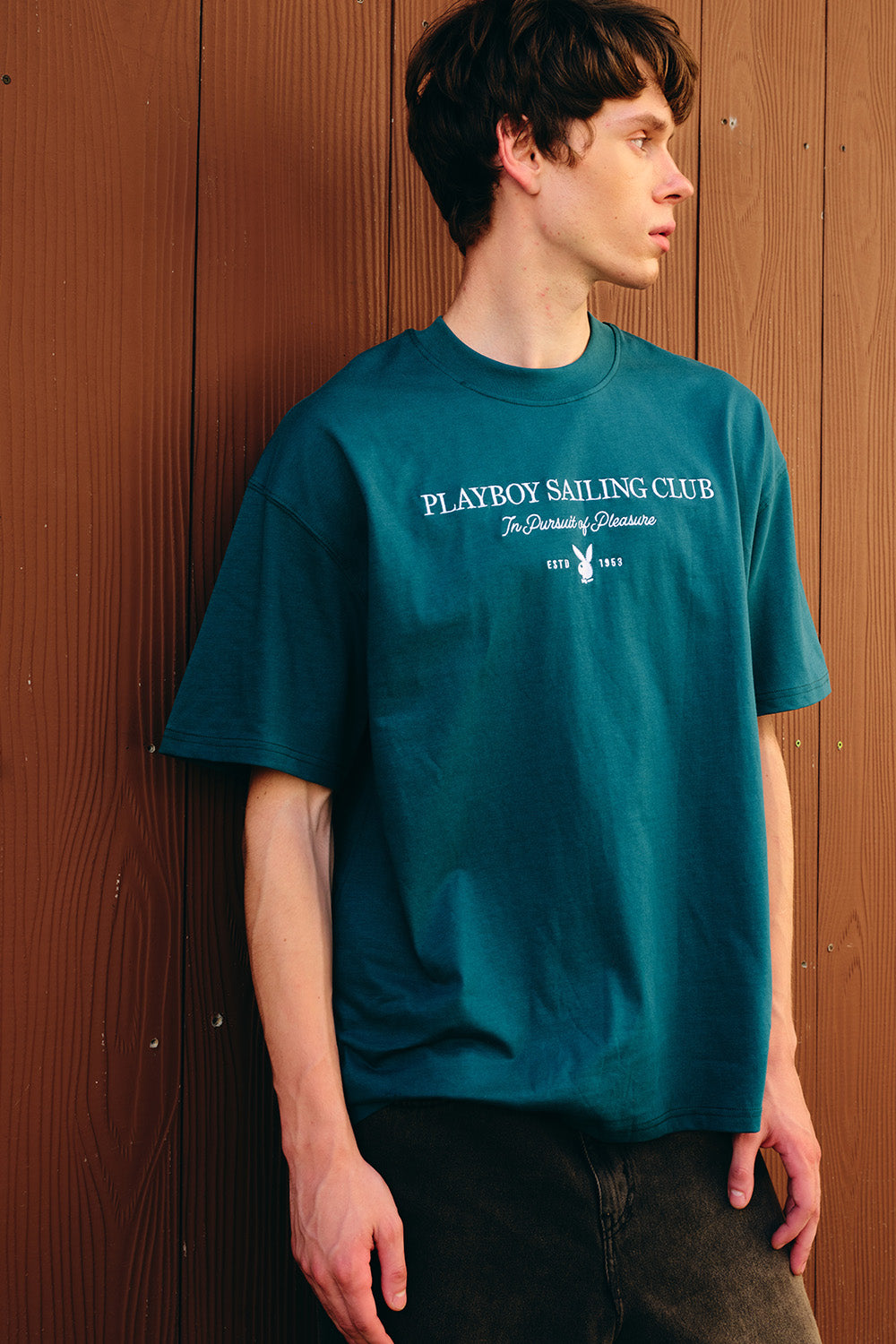 Playboy In Pursuit Oversized T-shirt - BonkersCorner