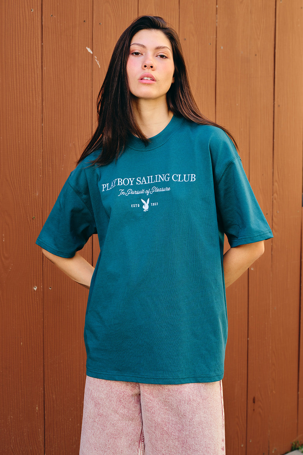 Playboy In Pursuit Oversized T-shirt - BonkersCorner