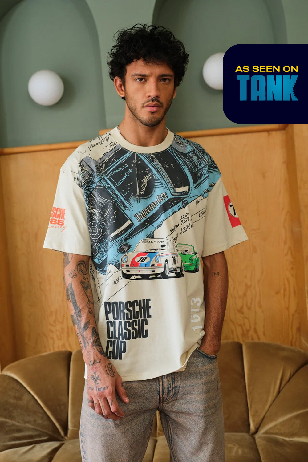 Porsche 1985 Oversized T-shirt