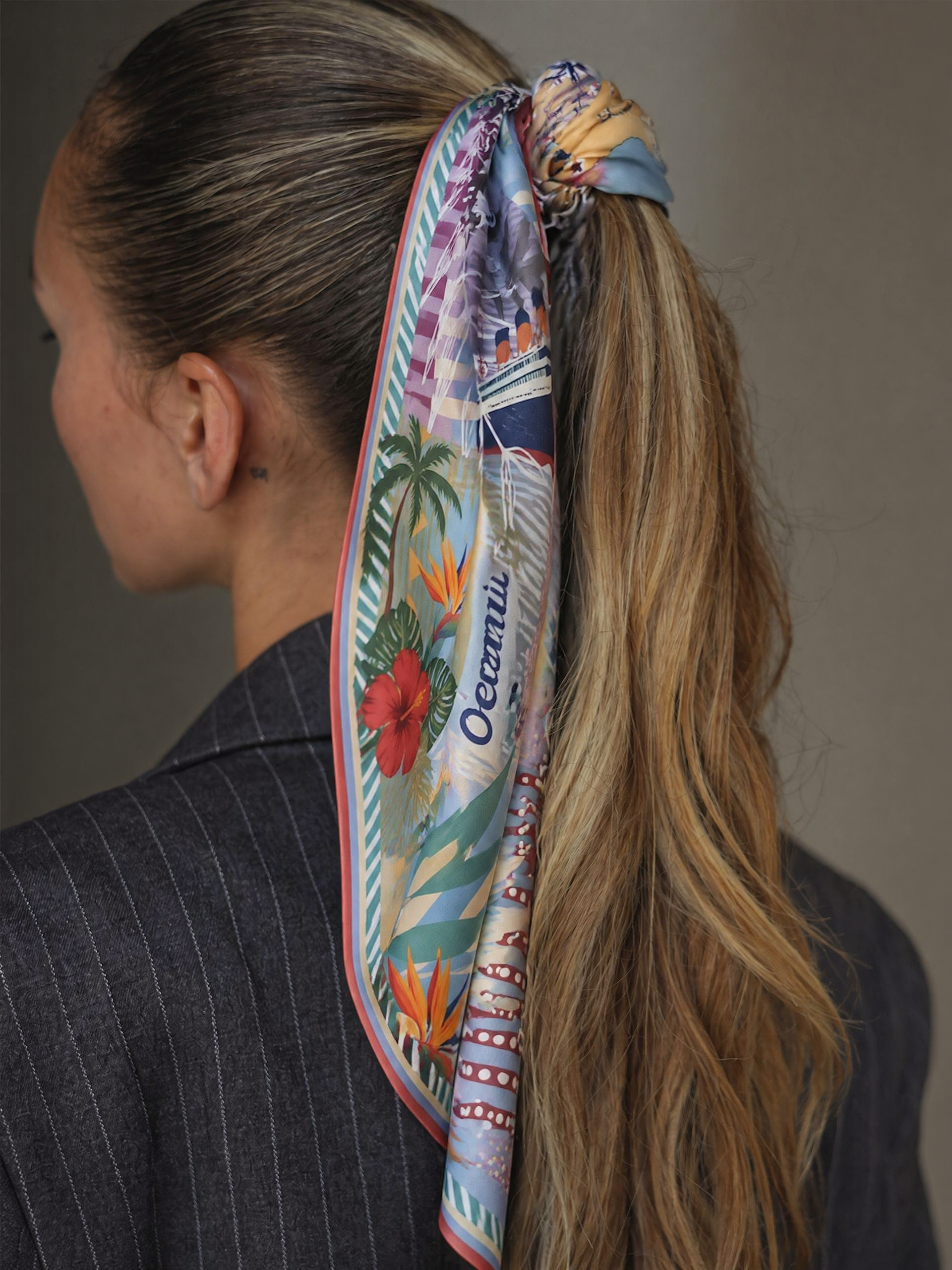 Postcard Map Scarf - BonkersCorner