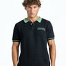 Premium Black Court Polo - BonkersCorner