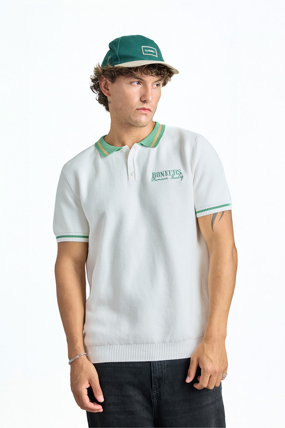 Premium White Court Polo