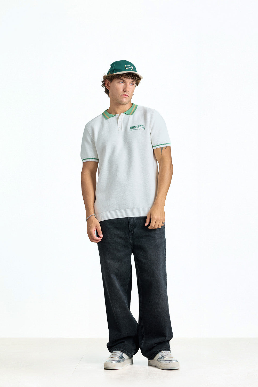 Premium White Court Polo - BonkersCorner