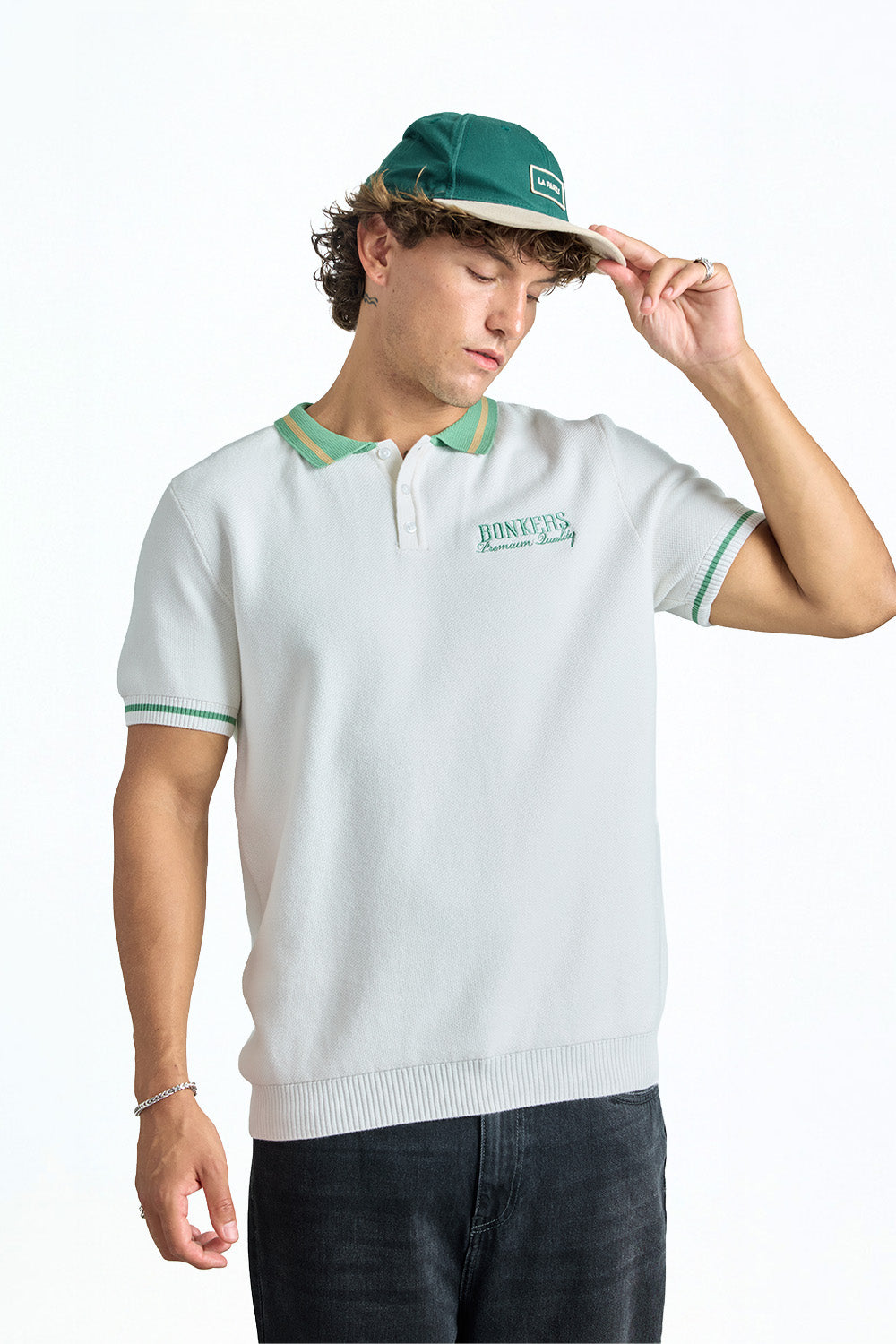 Premium White Court Polo - BonkersCorner
