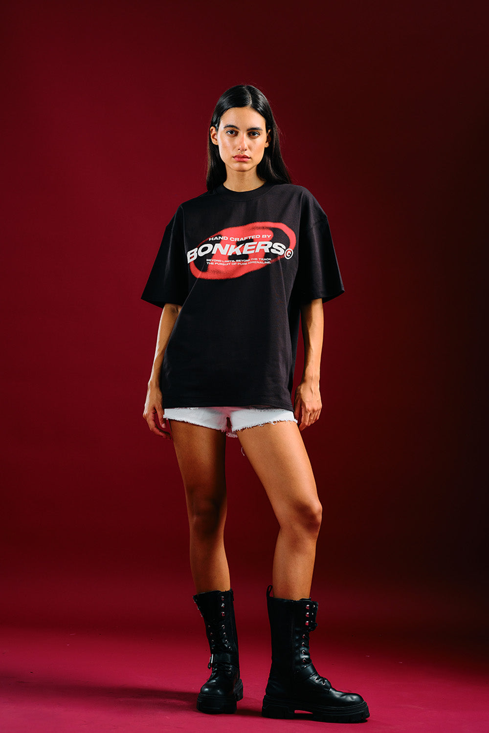 Project: Bonkers Black Oversized T-shirt - BonkersCorner