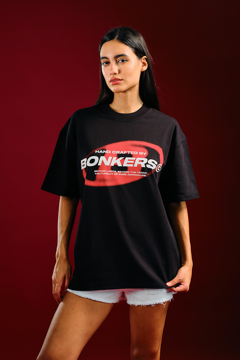 Project: Bonkers Black Oversized T-shirt - BonkersCorner