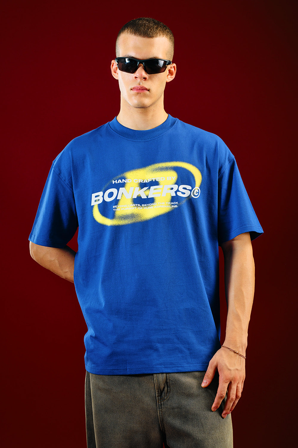Project: Bonkers Blue Oversized T-shirt - BonkersCorner