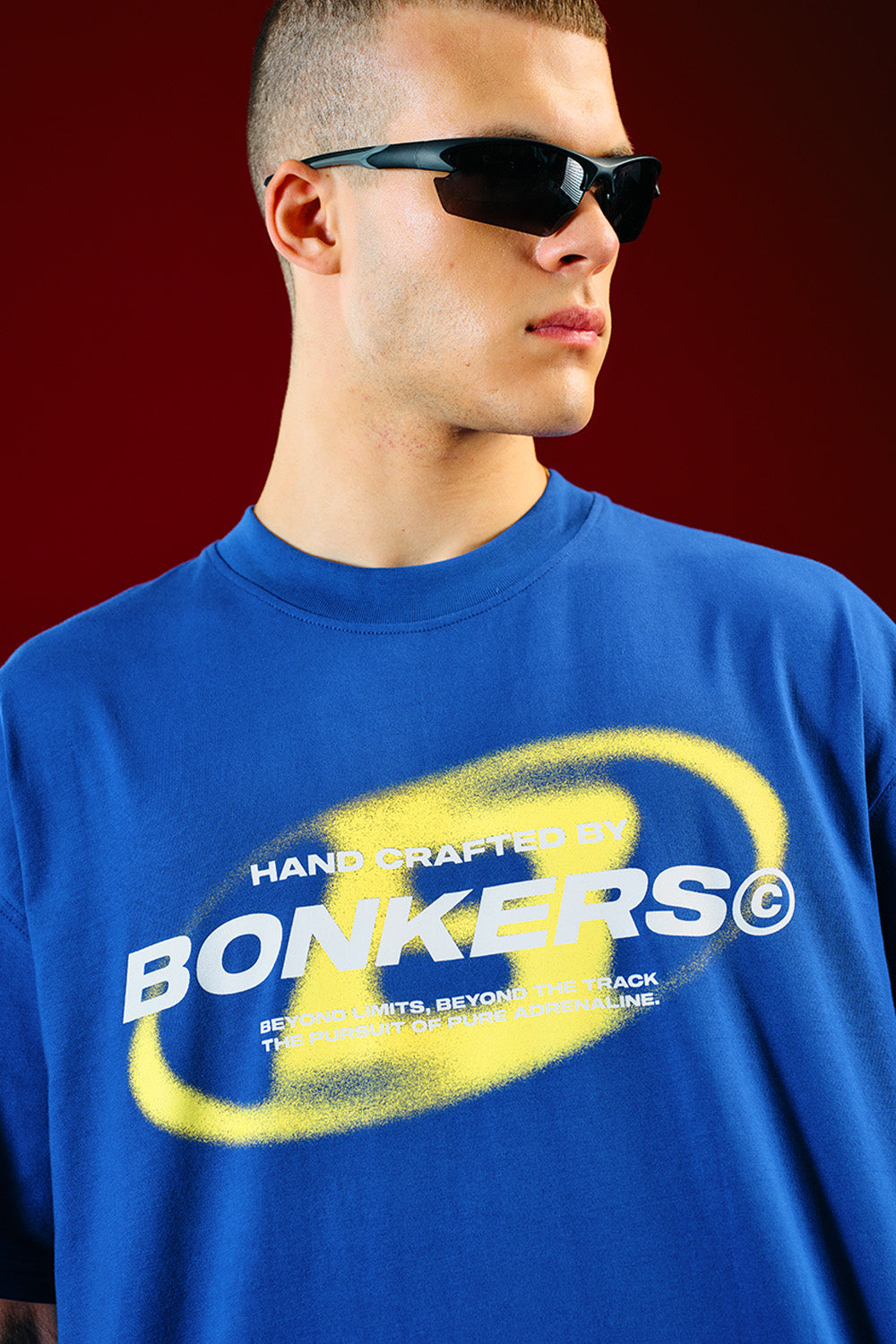Project: Bonkers Blue Oversized T-shirt - BonkersCorner