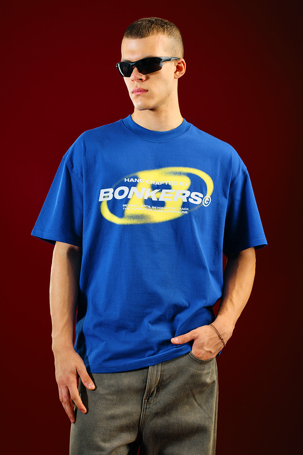 Project: Bonkers Blue Oversized T-shirt - BonkersCorner