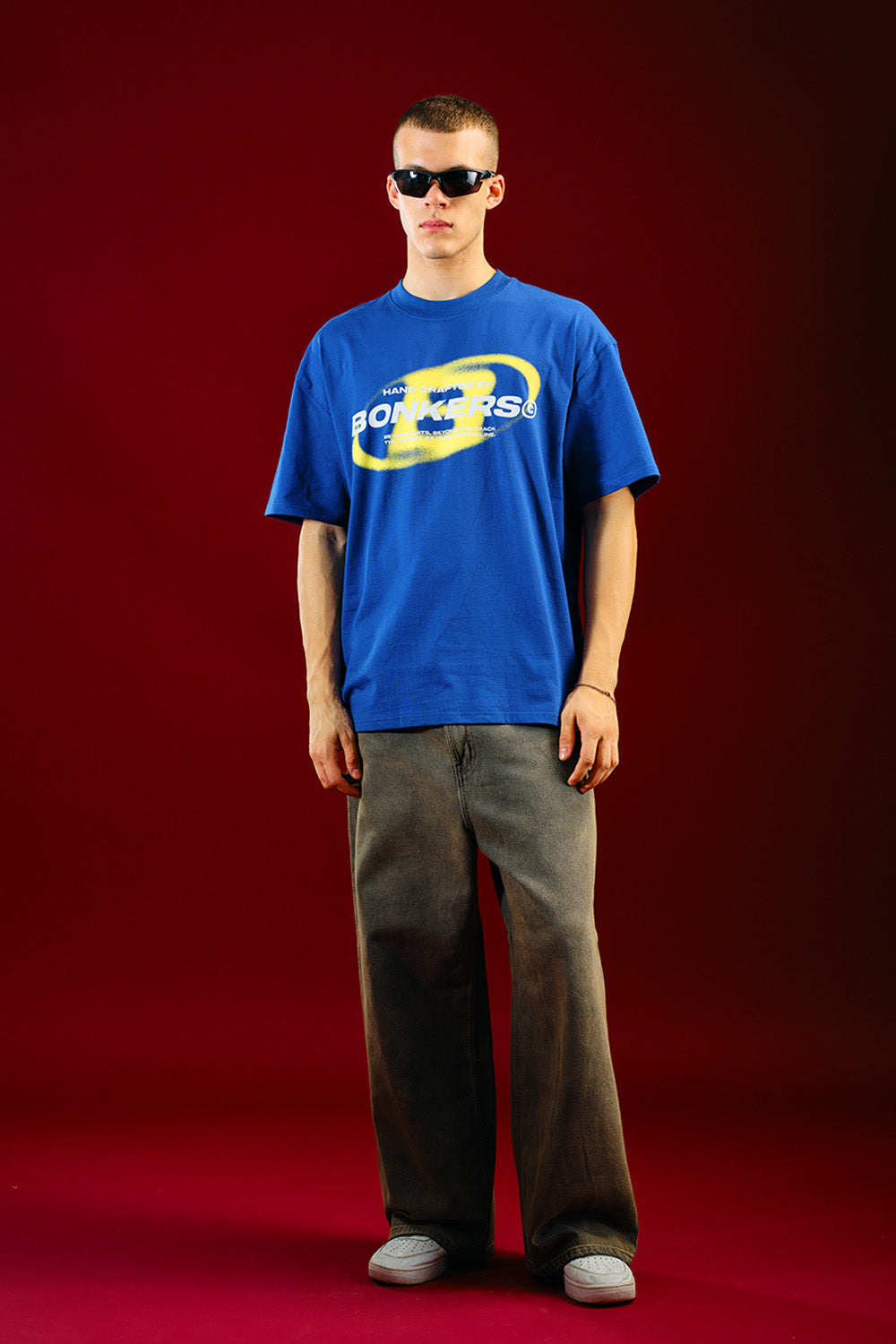 Project: Bonkers Blue Oversized T-shirt - BonkersCorner