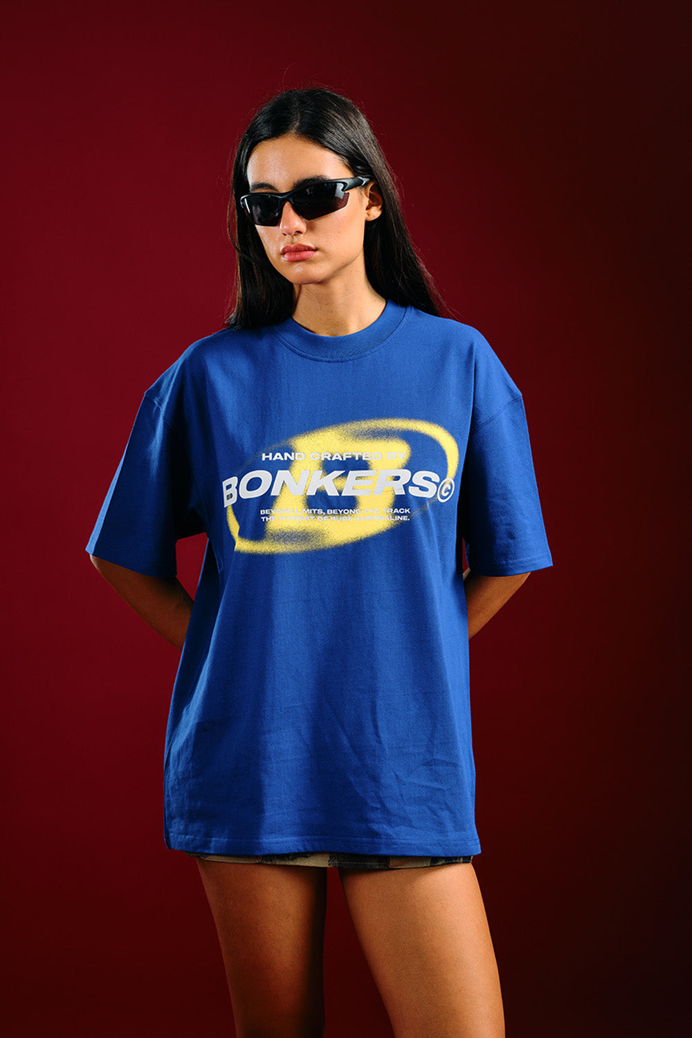 Project: Bonkers Blue Oversized T-shirt - BonkersCorner