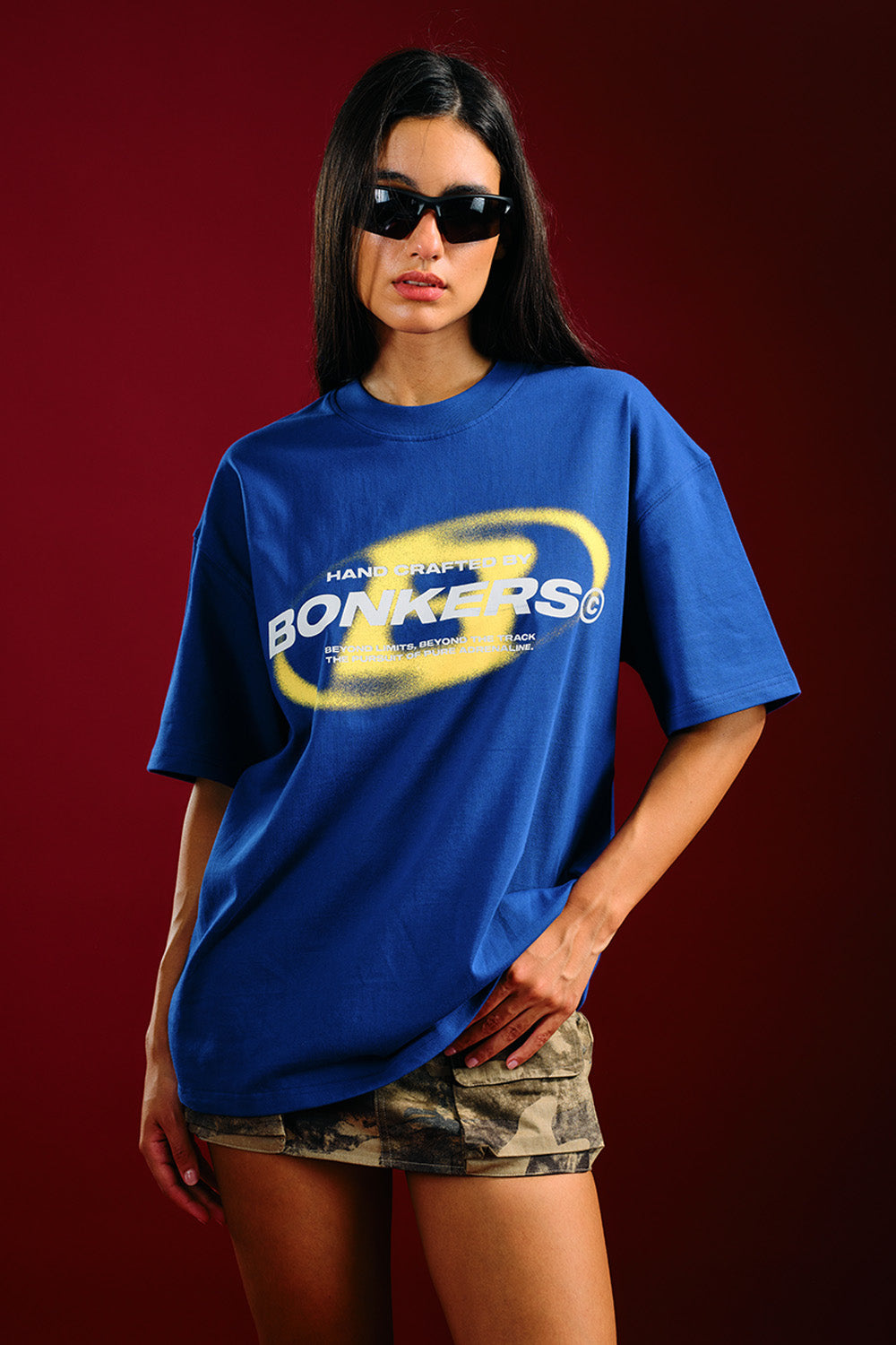 Project: Bonkers Blue Oversized T-shirt - BonkersCorner