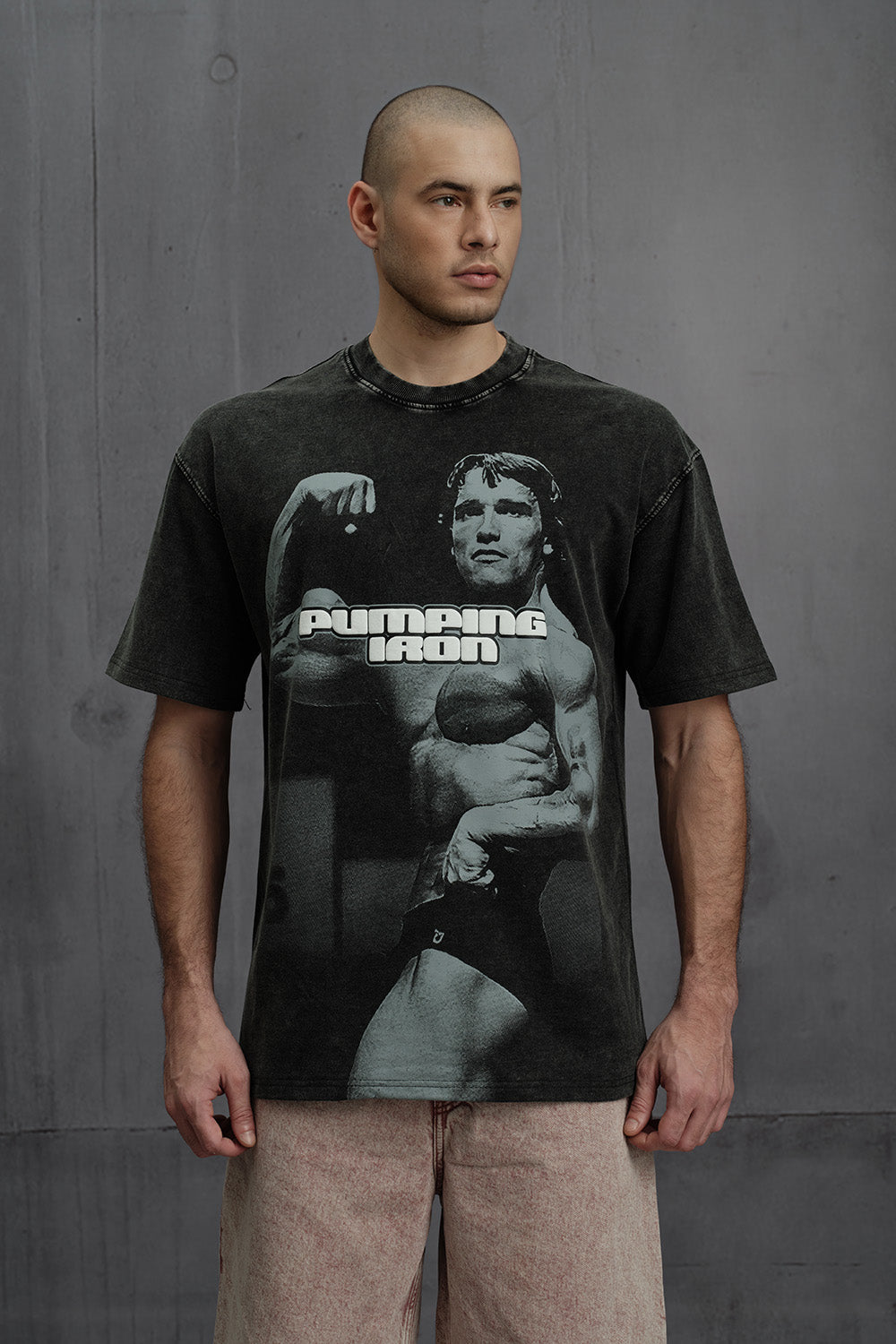 Pumping Iron Oversized T-shirt - BonkersCorner