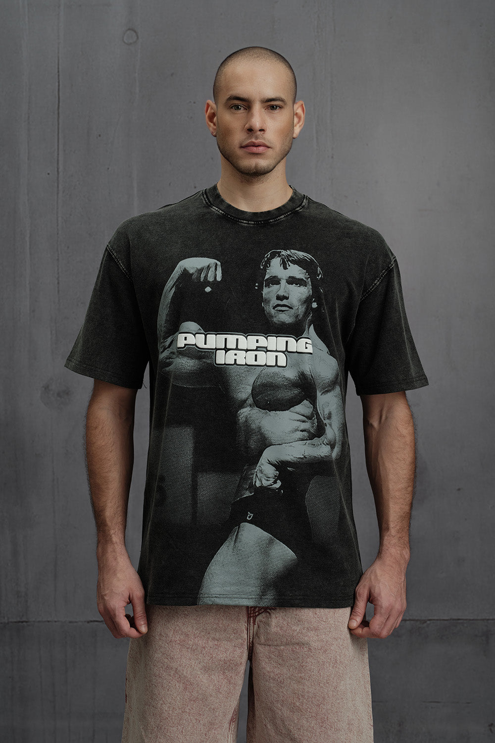 Pumping Iron Oversized T-shirt - BonkersCorner