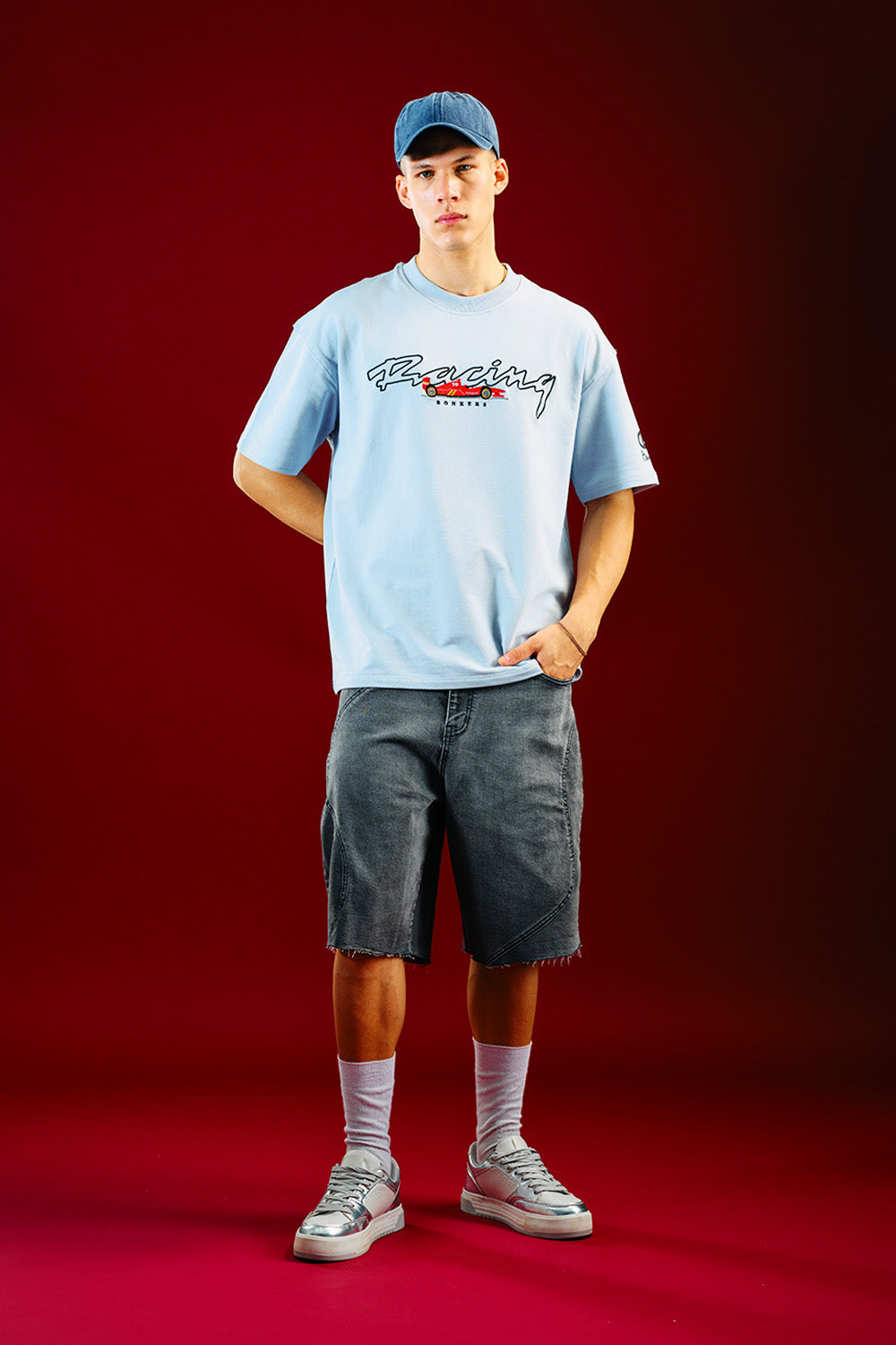 Race Pit Stop Oversized T-shirt - BonkersCorner