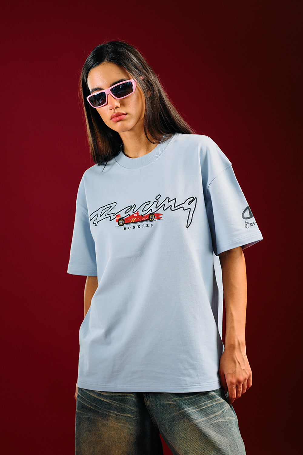 Race Pit Stop Oversized T-shirt - BonkersCorner
