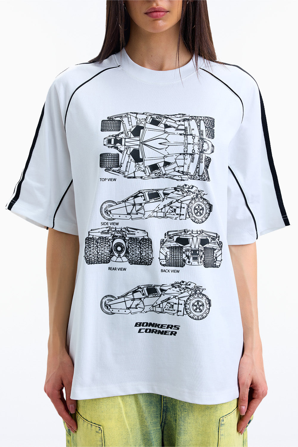 Racers Core Oversized T-shirt - BonkersCorner