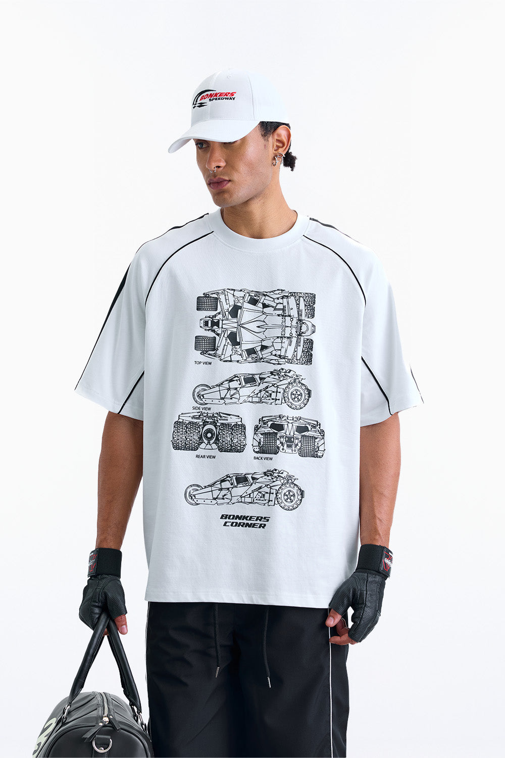 Racers Core Oversized T-shirt - BonkersCorner