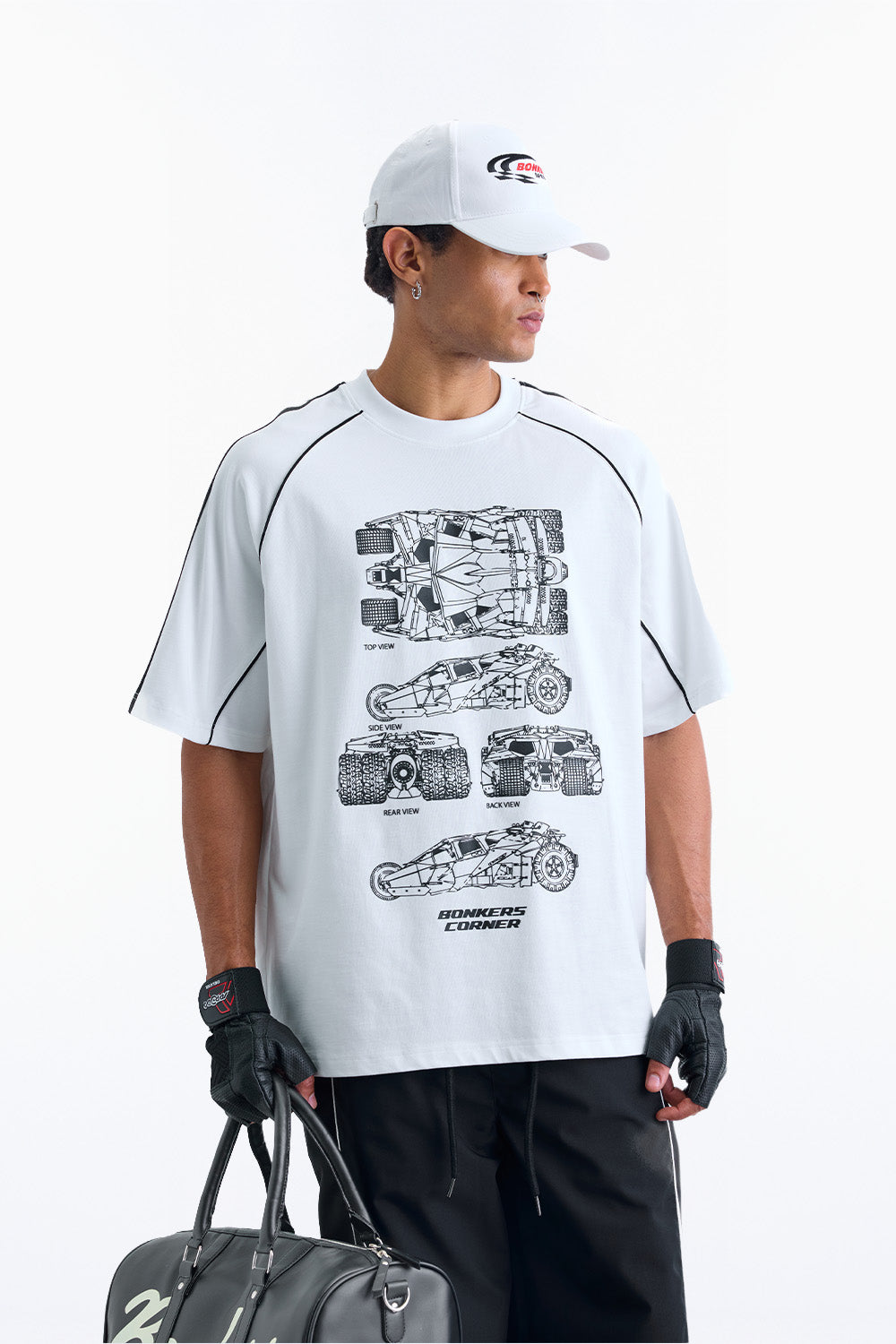 Racers Core Oversized T-shirt - BonkersCorner