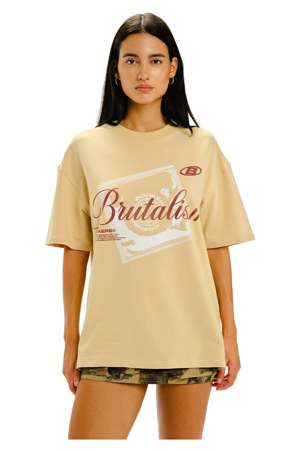 Raw Brutalism Oversized T-shirt - BonkersCorner